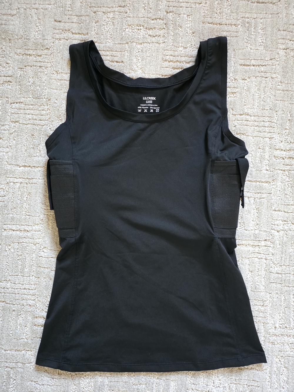 Unisex Lilcreek Compression Holster Shirt CCW Black Largeโ.